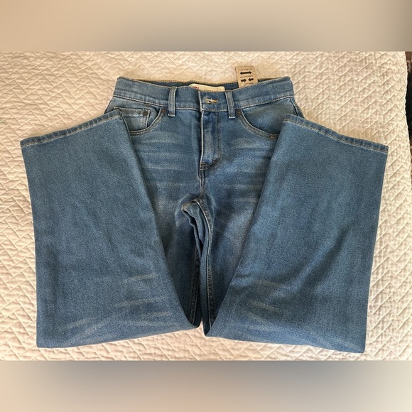 NWT Levi’s 502 Stay Loose Regular Taper Jeans 12 Reg 26x27 Blue - Picture 3 of 9